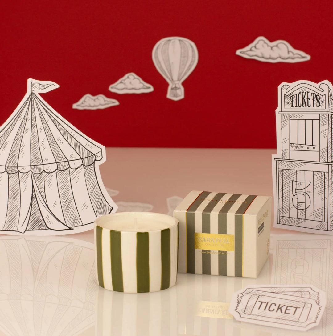 FIREBREATHER TOMATO LEAF SCENTED CERAMIC CANDLE