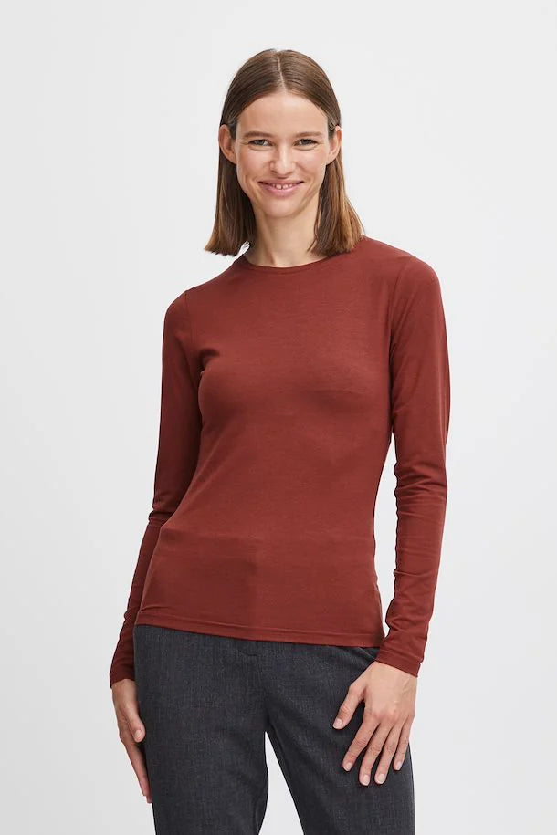 HOT CHOCOLATE PAMILA LONG SLEEVE TOP