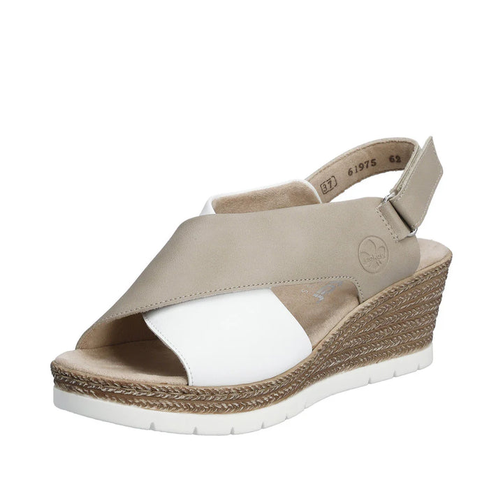 61975-62 LADIES' SANDALS BEIGE COMBINATION SEITL. ANFLECHTER