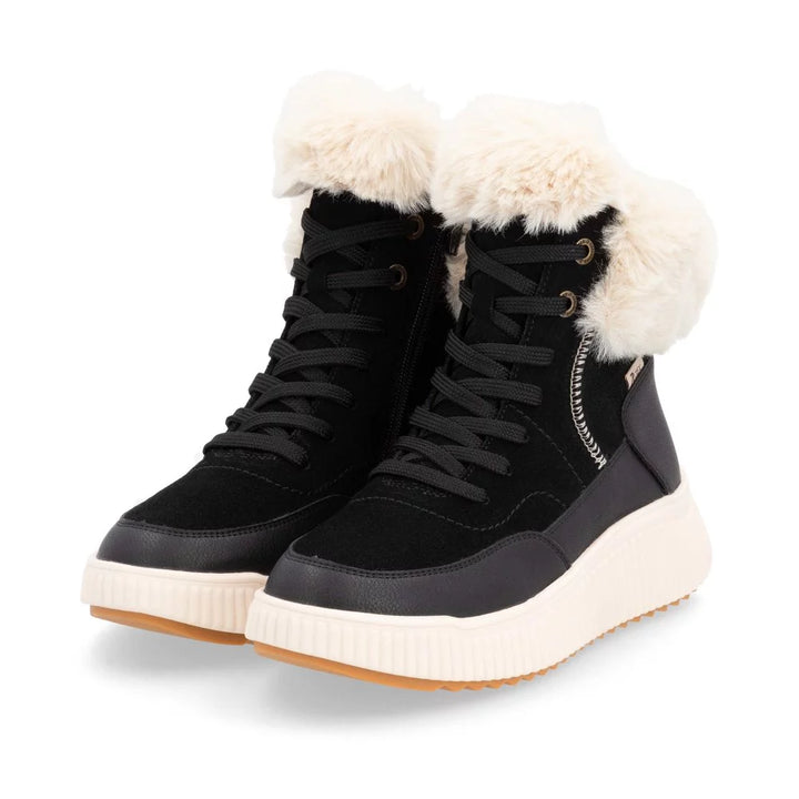 W1773-00 LADIES BLACK MID HEIGHT BOOTS