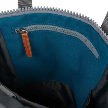 FINCHLEY A RECYCLED CANVAS SAPPHIRE SMALL BACKPACK