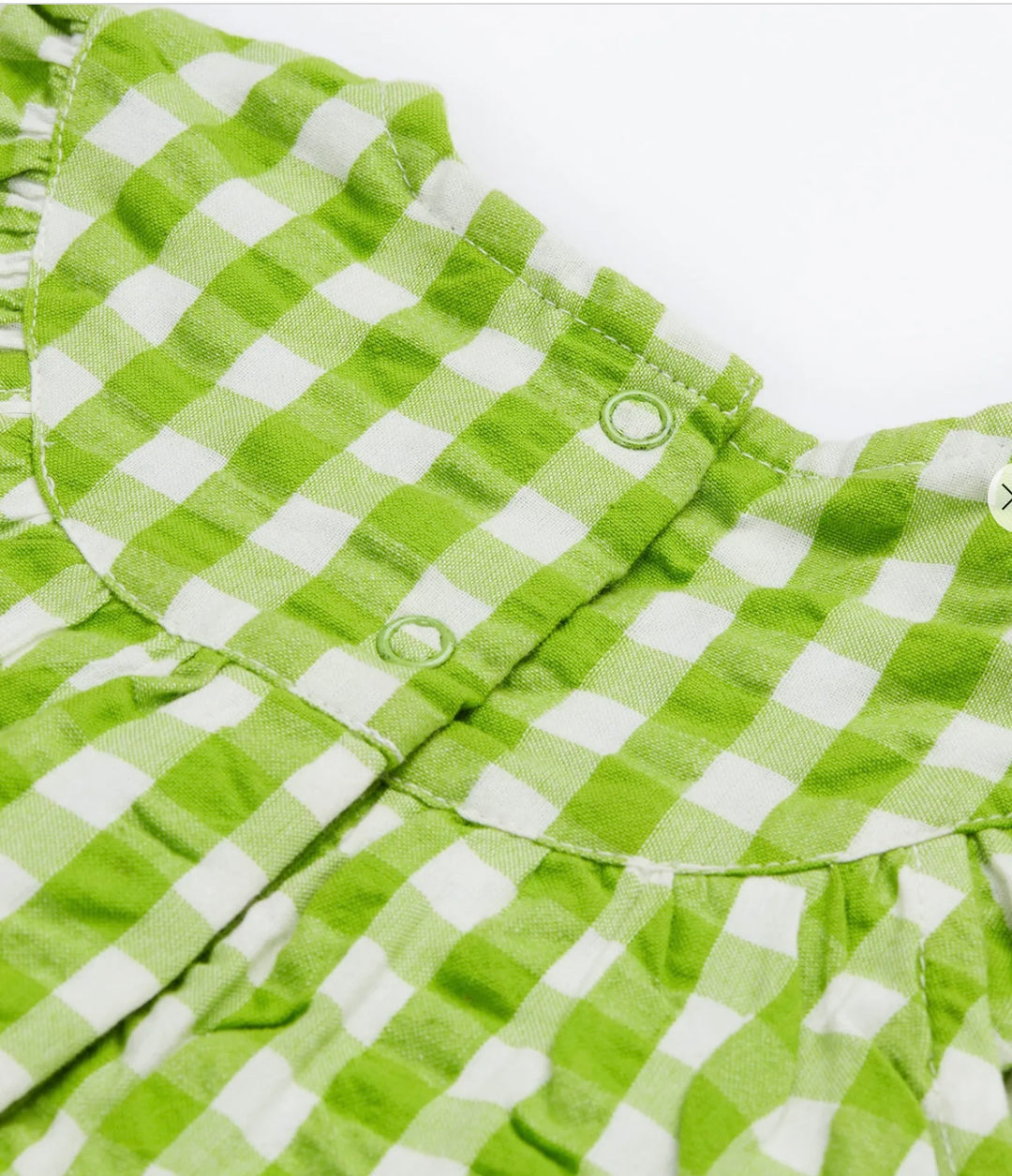 MYRTLE BODY DRESS, MACAW GINGHAM/ DONKEY