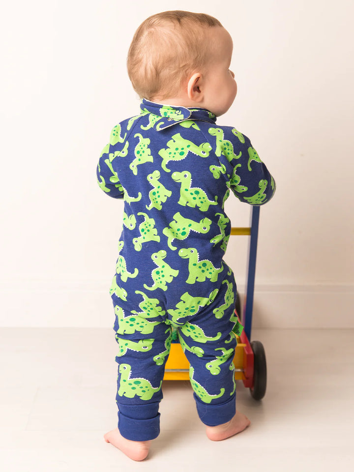 MAPLE THE DINOSAUR ZIP UP ROMPER