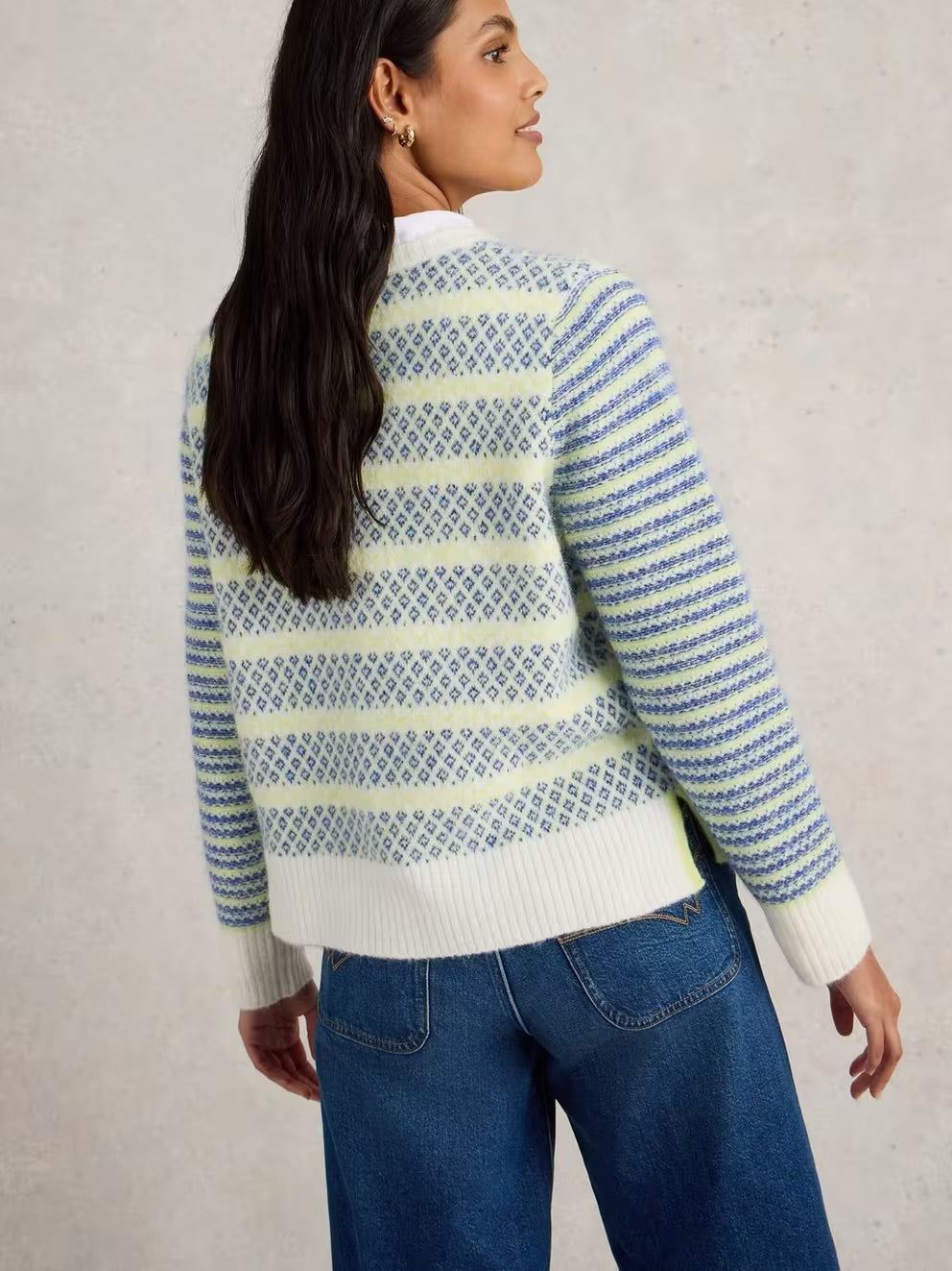 SAMMY STRIPE JUMPER BLUE MLT