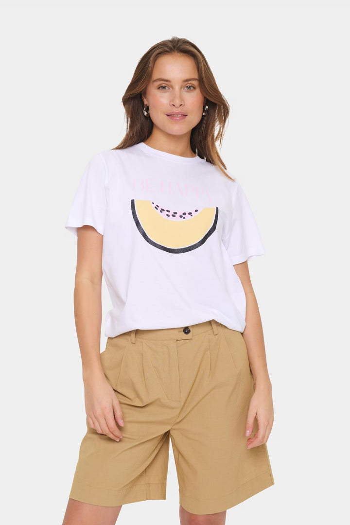 WHITE HARDA T-SHIRT