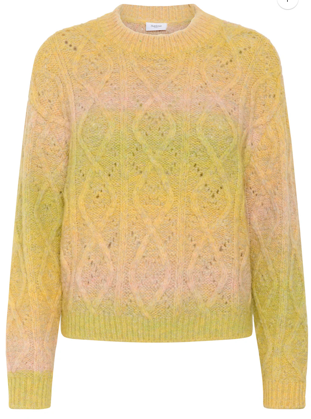 MORGAN SZ PULLOVER MISTED YELLOW MELANGE
