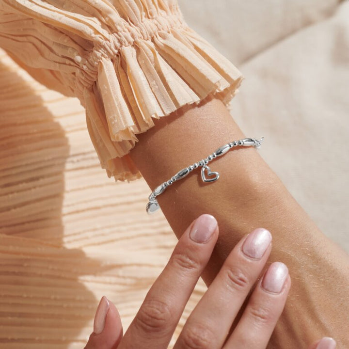 LIFES A CHARM 40TH BIRTHDAY SILVER PLATED BRACELET