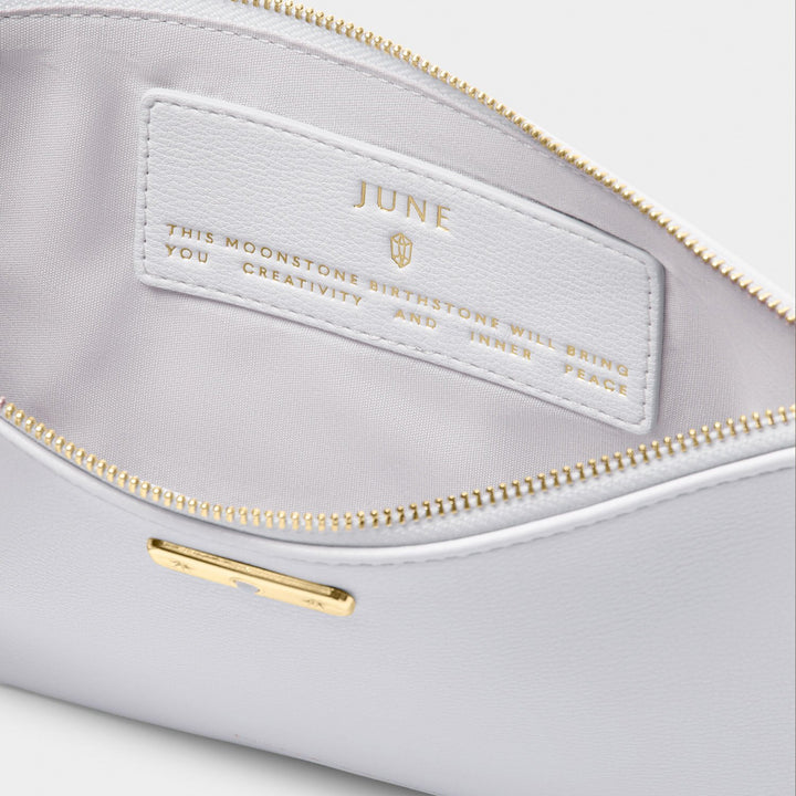 BIRTHSTONE POUCH JUNE POWDER BLUE