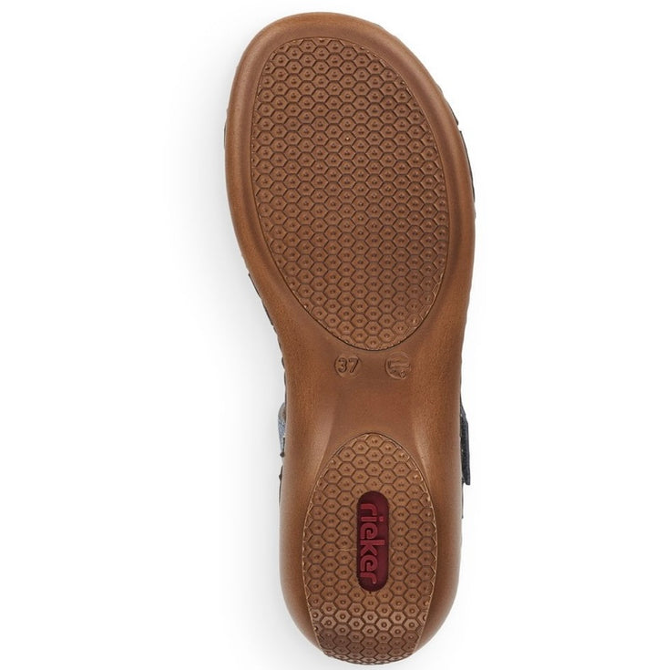 MULTI VELCRO DOUBLE STRAP SANDALS