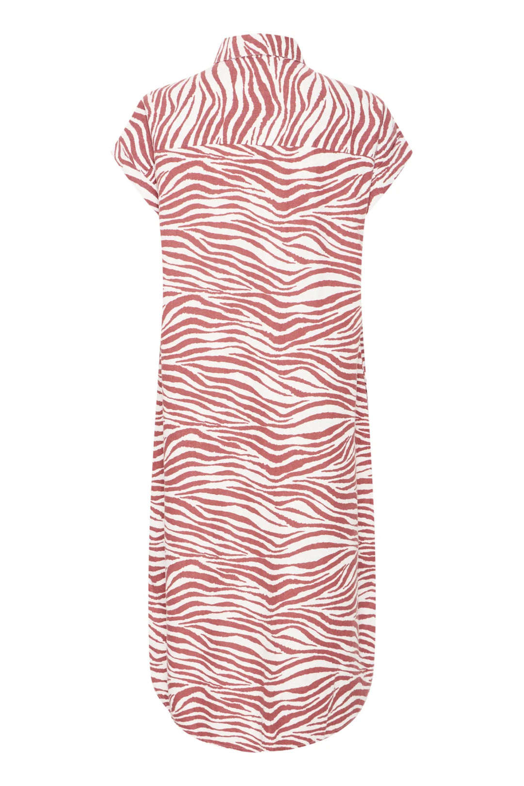 FALAKKA SS SHIRT DRESS ANIMAL LIGHT MAHOGANY MIX