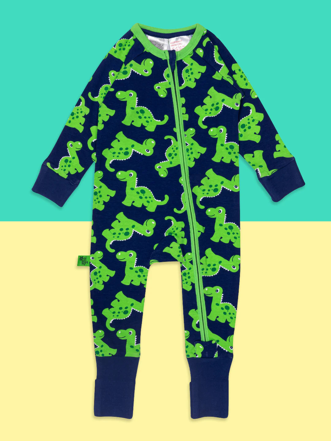 MAPLE THE DINOSAUR ZIP UP ROMPER