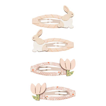 BUNNY & FLOWER CLIC CLAC