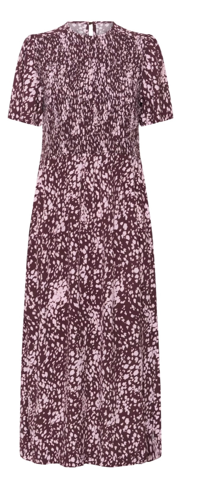 MALIKA SZ DRESS FUDGE SPOTTY ANIMAL