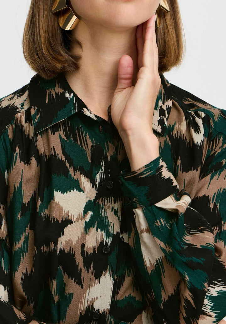 SEA MOSS FLOWER MIX JOSA CUFF SHIRT