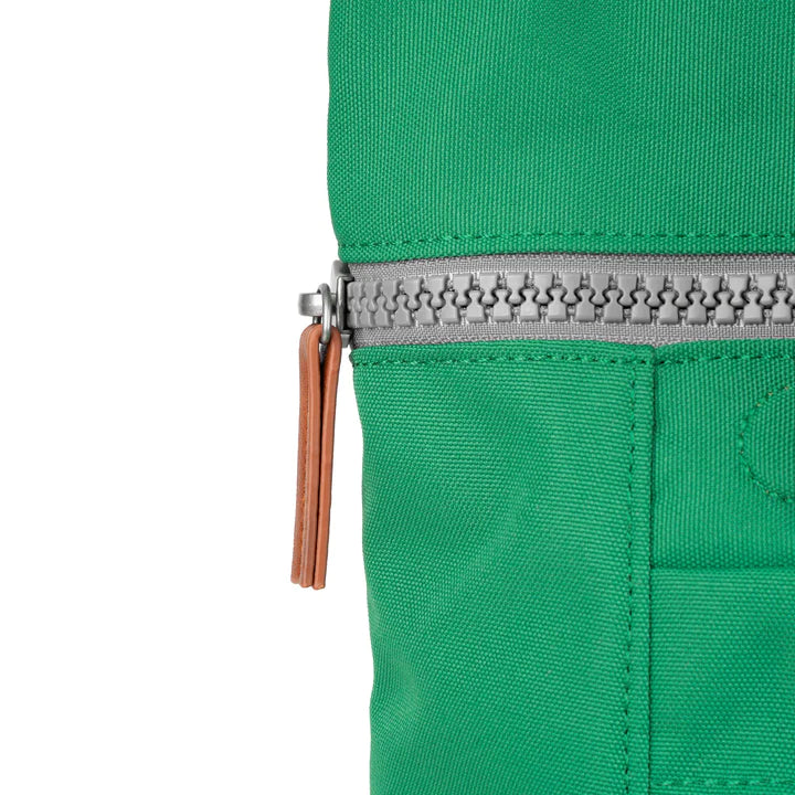 FINCHLEY A RECYCLED MEDIUM MOUNTAIN GREEN CANVAS BACKPACK