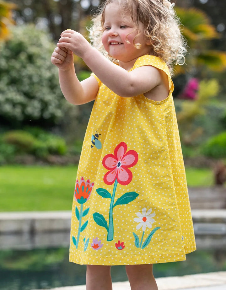 LOWEN DRESS, YELLOW SPOT / FLOWER