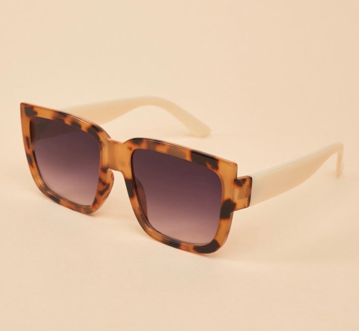 LUXE TORTOISESHELL/COCONUT ELLERY SUNGLASSES