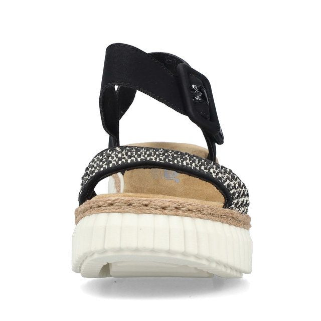69176-00 LADIES' SANDALS BLACK SEITL. ANFLECHTER