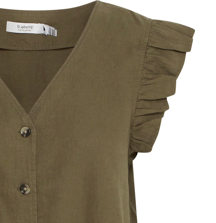 FALAKKA RUFFLE SHIRT KALAMATA