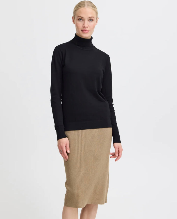 MMORLA ROLLNECK BLACK
