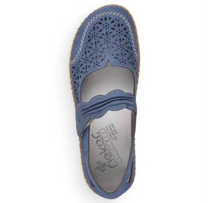 BLUE VELCRO STRAP SHOE