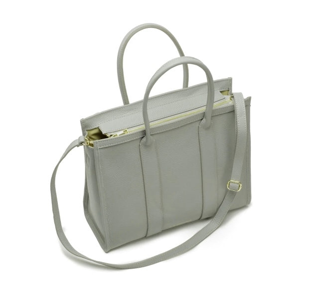 LIGHT GREY DAY BAG