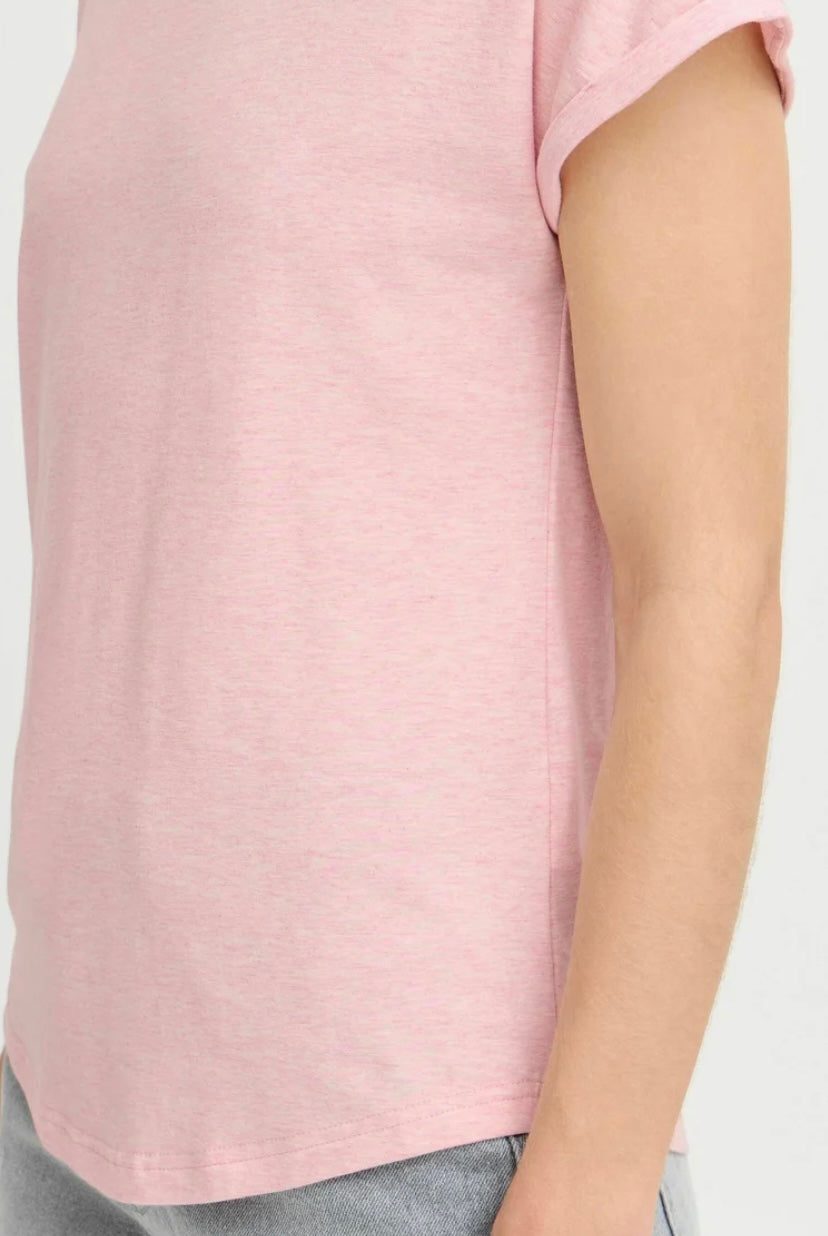 PAMILA T-SHIRT ROSEATE SPOONBILL MELANGE