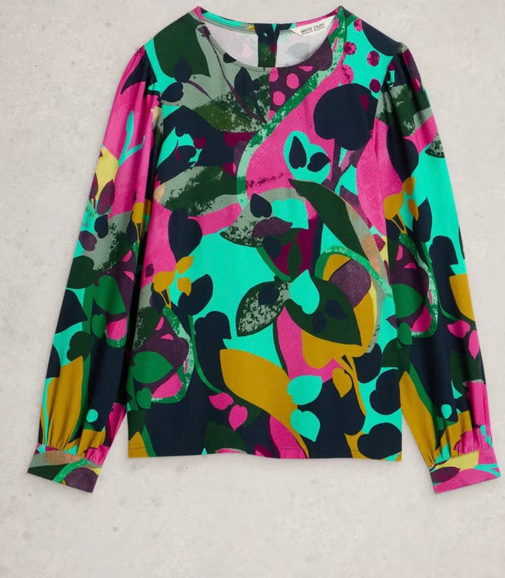 ULLA TOP PINK MLT