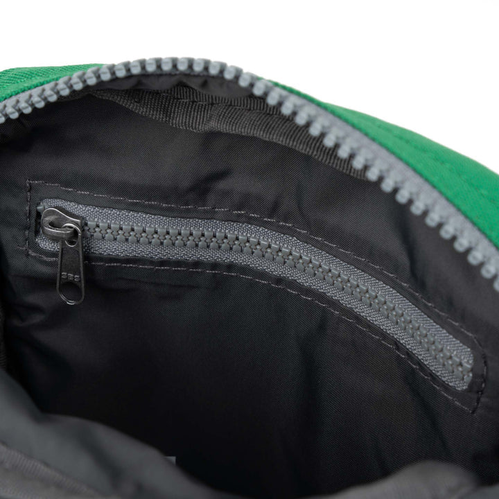 BOND RECYCLED SMALL MOUNTAIN GREEN CANVAS CROSSBODY BAG