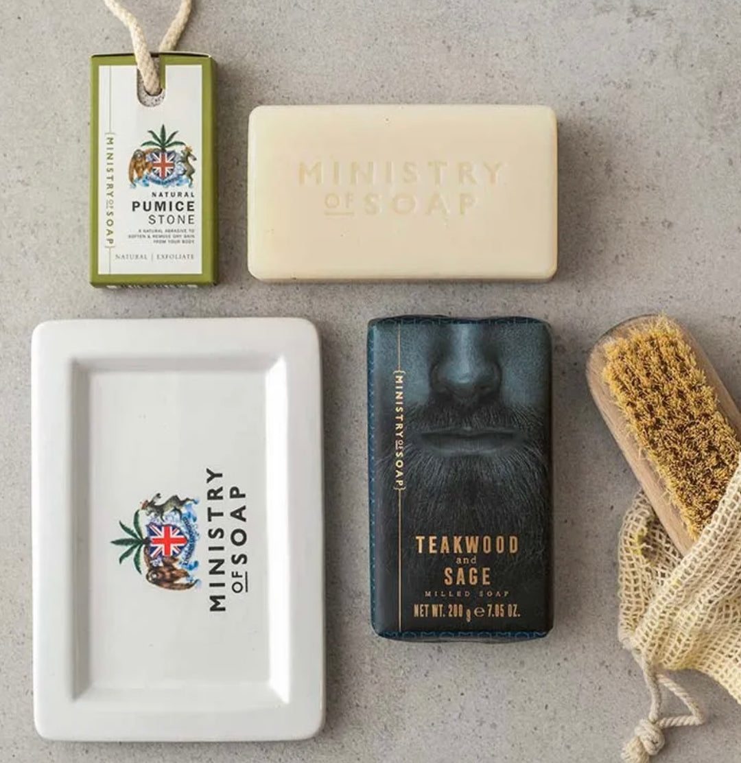 TEAKWOOD AND SAGE MILLED SOAP