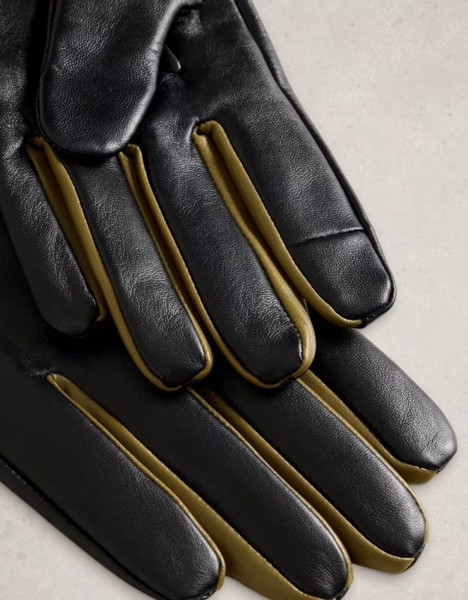PURE BLACK CARRIE LEATHER GLOVE
