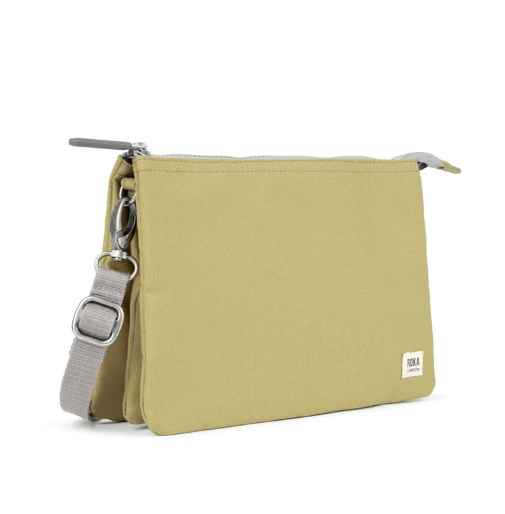 KAHKI CARNABY RECYCLED CANVAS CROSSBODY BAG