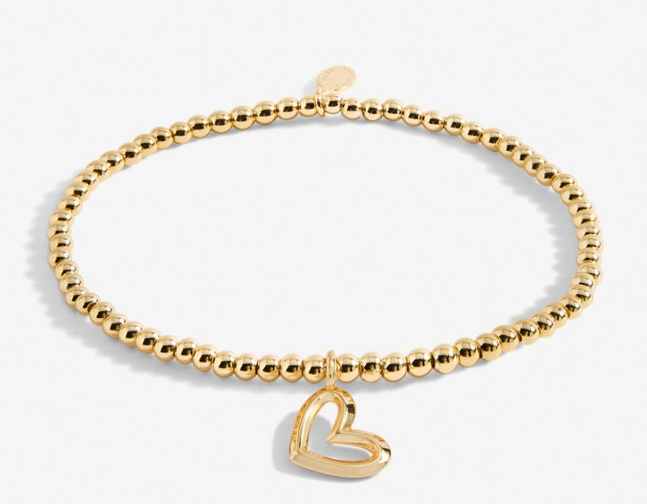 A LITTLE GOLD BIRTHDAY GIRL BRACELET