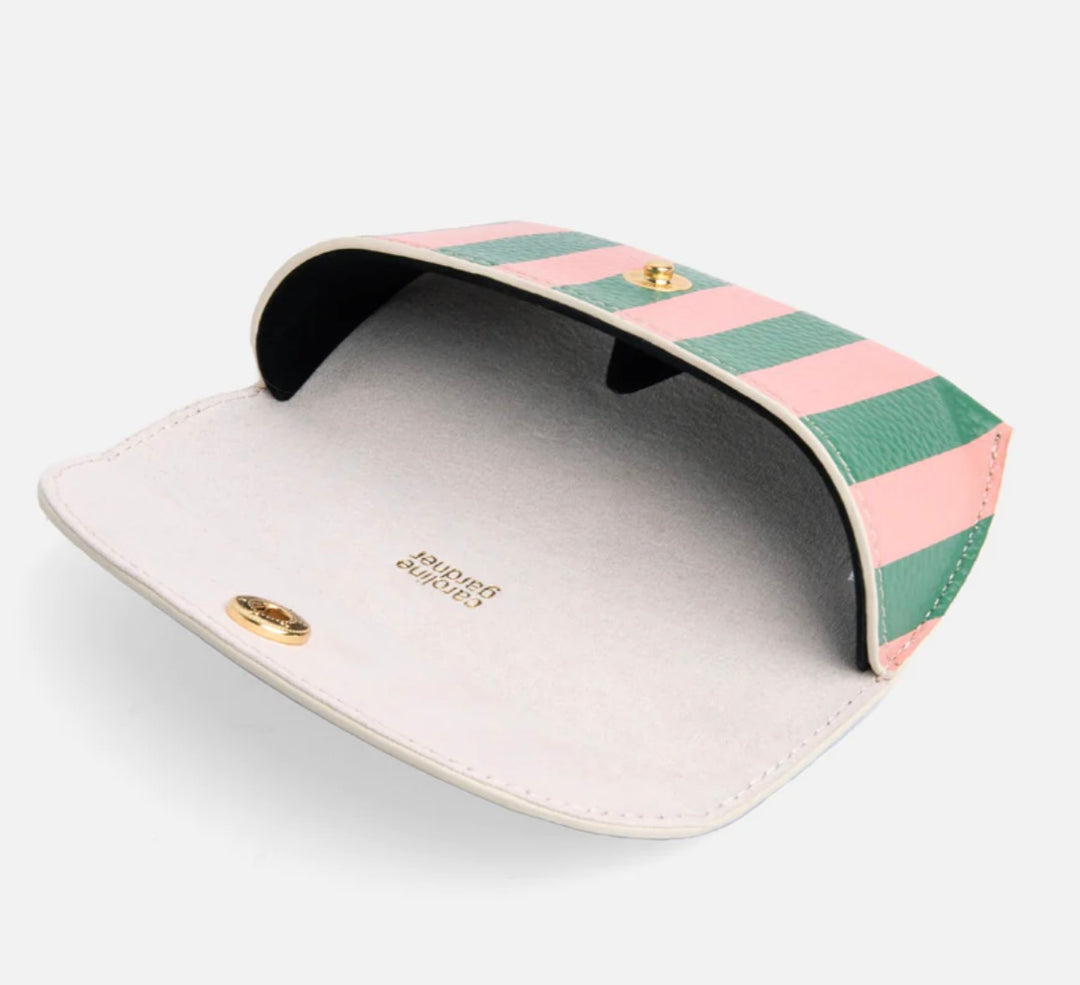 MULTI STRIPE GLASSES CASE