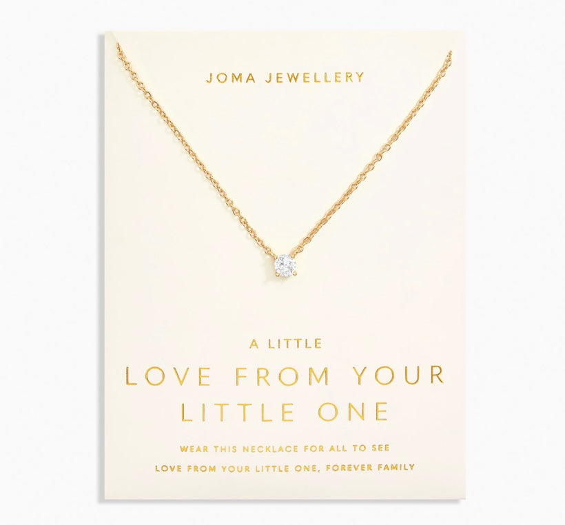 A LITTLE LOVE FROM YOUR LITTLE ONE NECKLACE