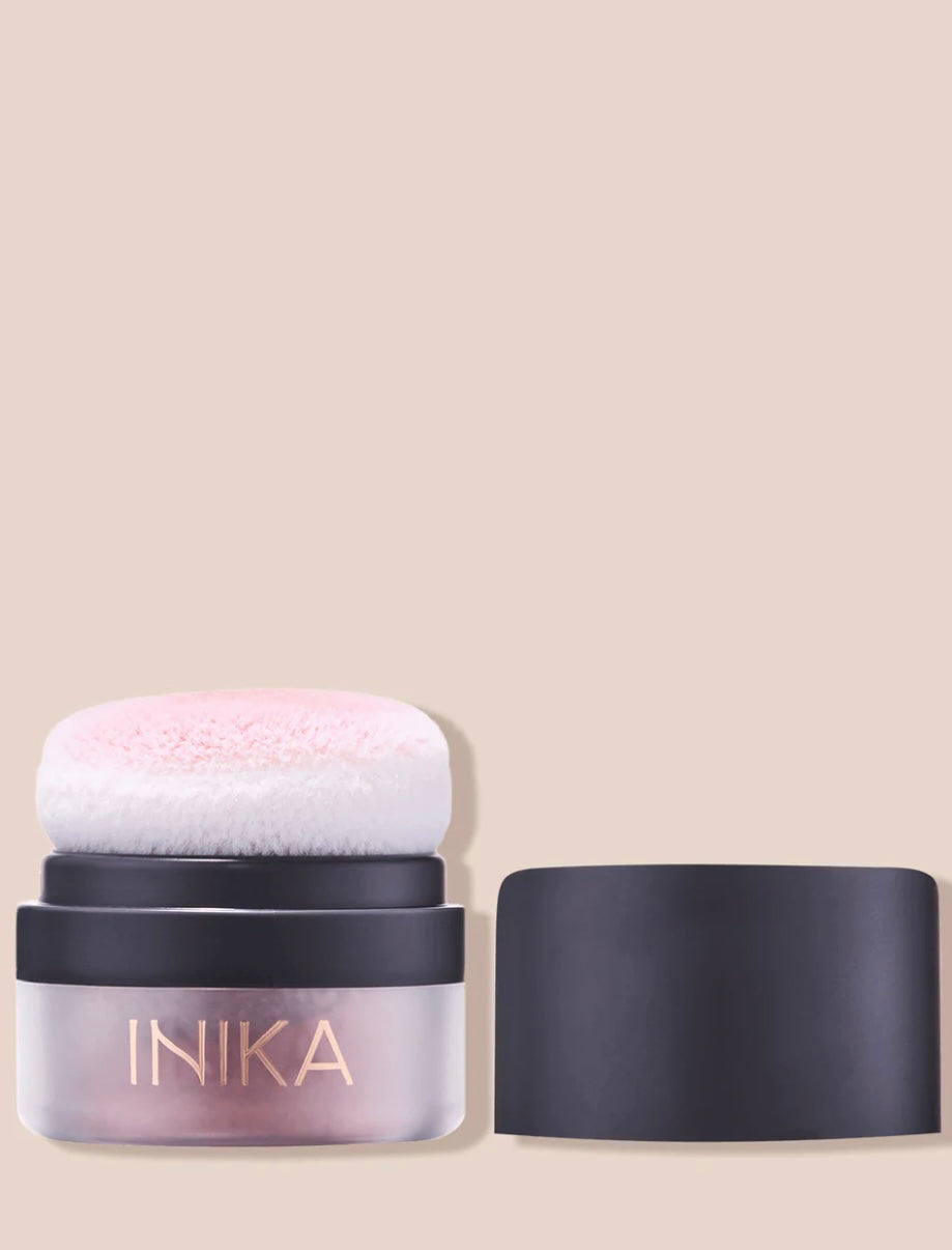 INIKA MINERAL BLUSH PUFF POT - ROSY GLOW