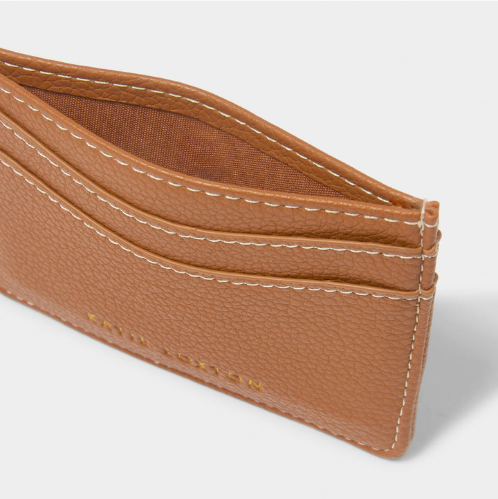 PERRI CARD HOLDER IN COGNAC