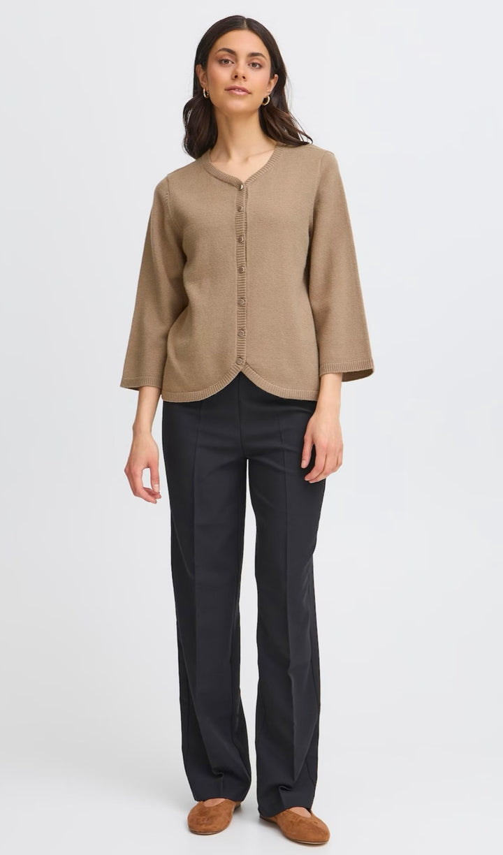 DESERT TAUPE BITTE CARDIGAN