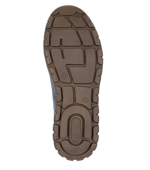 BLUE ZIP UP BOOT