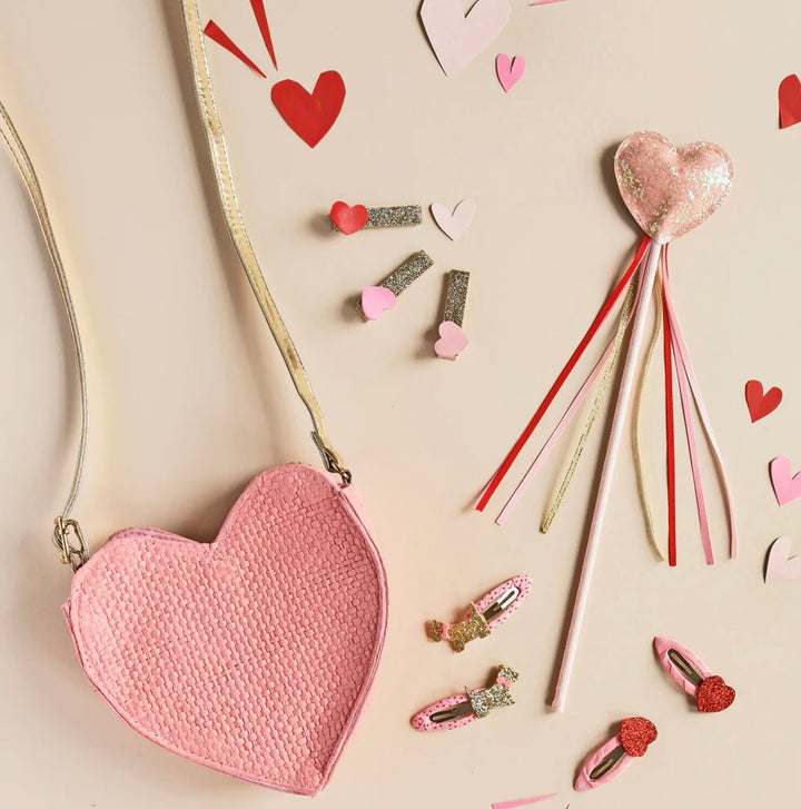 LOVE HEART BASKET BAG