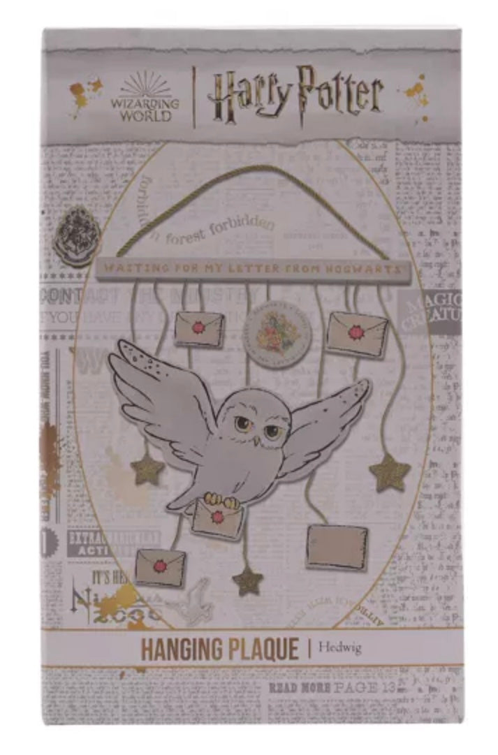 HARRY POTTER CHARMS HEDWIG PLAQUE