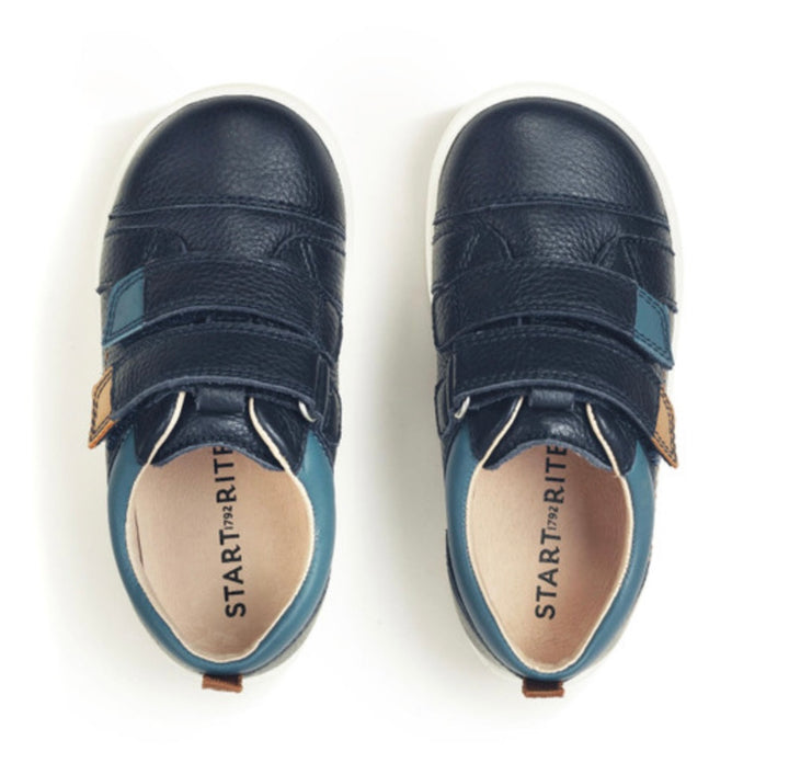 NAVY LEATHER PLAYHOUSE SHOE