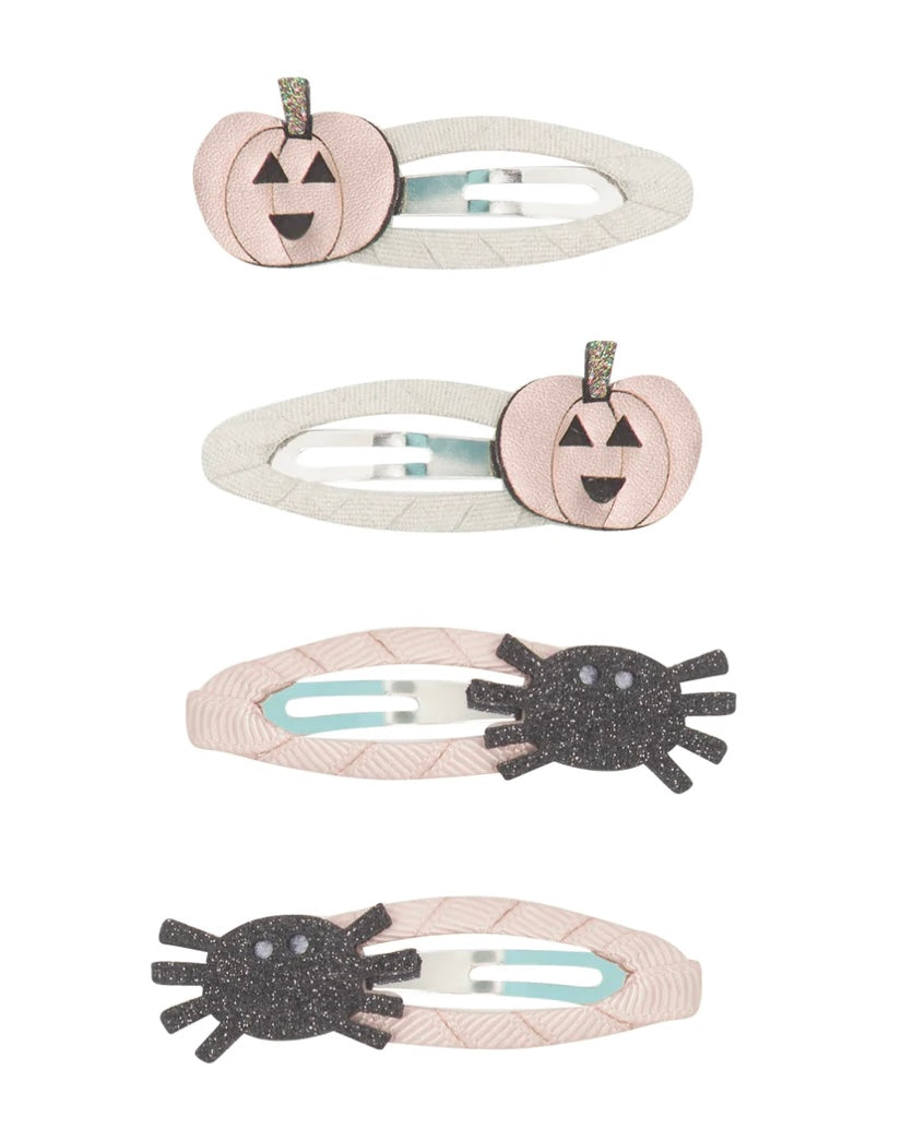 PUMPKIN & SPIDER CLIP SET