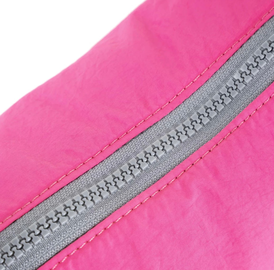 HOT PINK FARRINGDON TASLON SLOUCHY CROSSBODY BAG