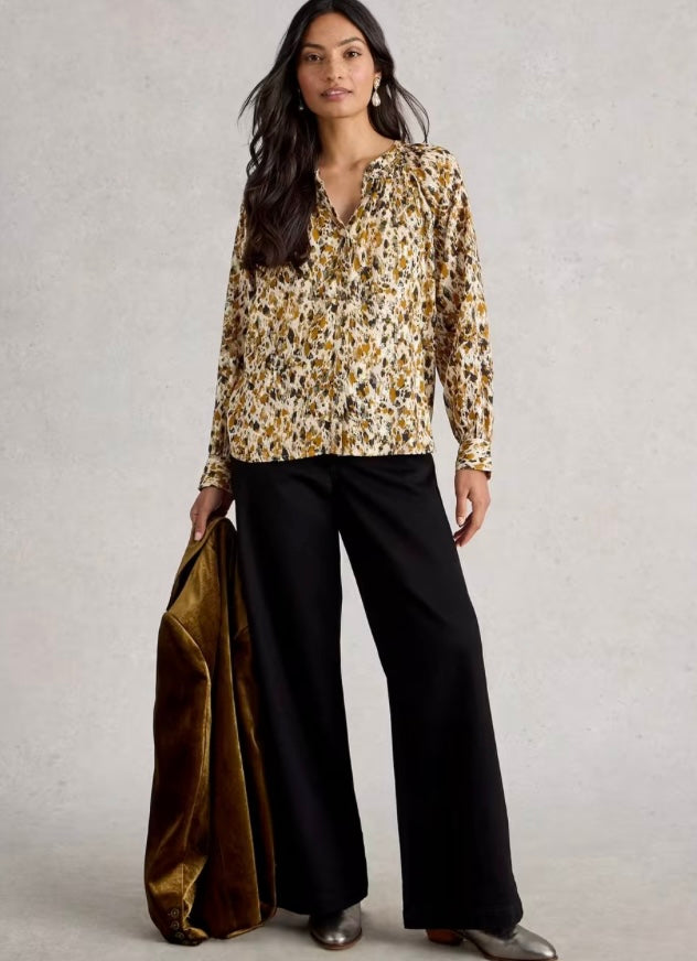 CHARCOAL MULTI ARI METALLIC TOP