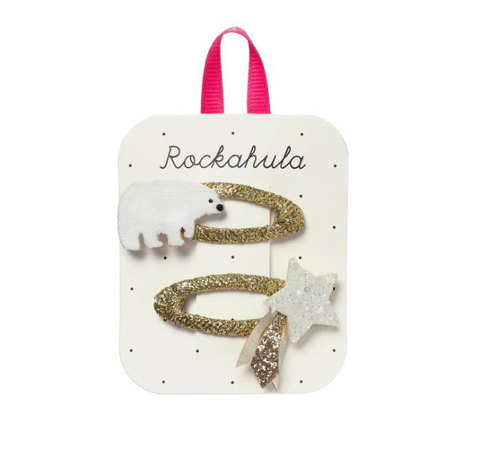 SNOWY POLAR BEAR CLIPS