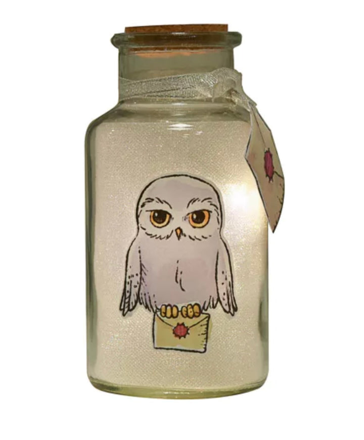 HARRY POTTER CHARMS HEDWIG LIGHT UP JAR
