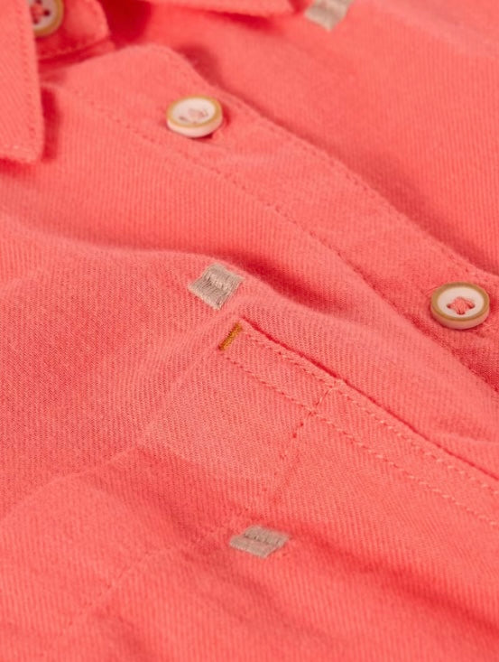 BRIGHT PINK SOPHIE ORGANIC COTTON SHIRT