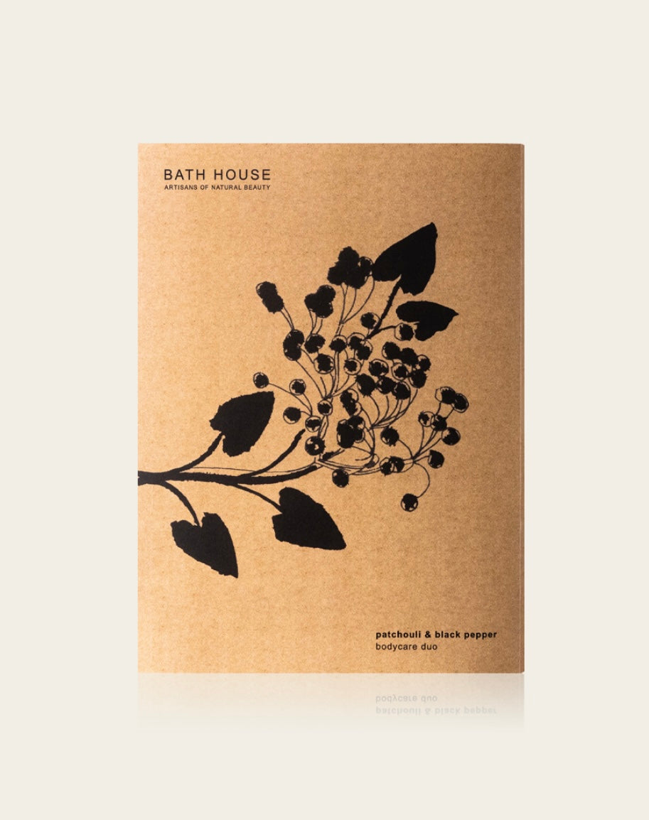 BATH HOUSE PATCHOULI & BLACK PEPPER BODYCARE DUO