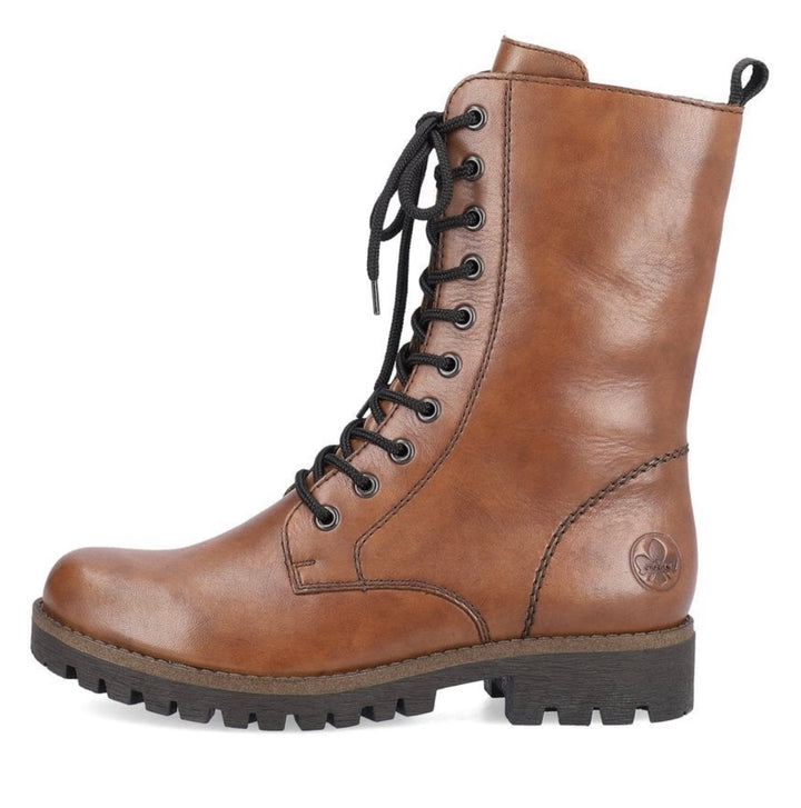 TAN LACE UP BOOTS